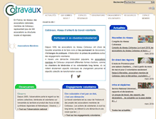 Tablet Screenshot of cotravaux.org